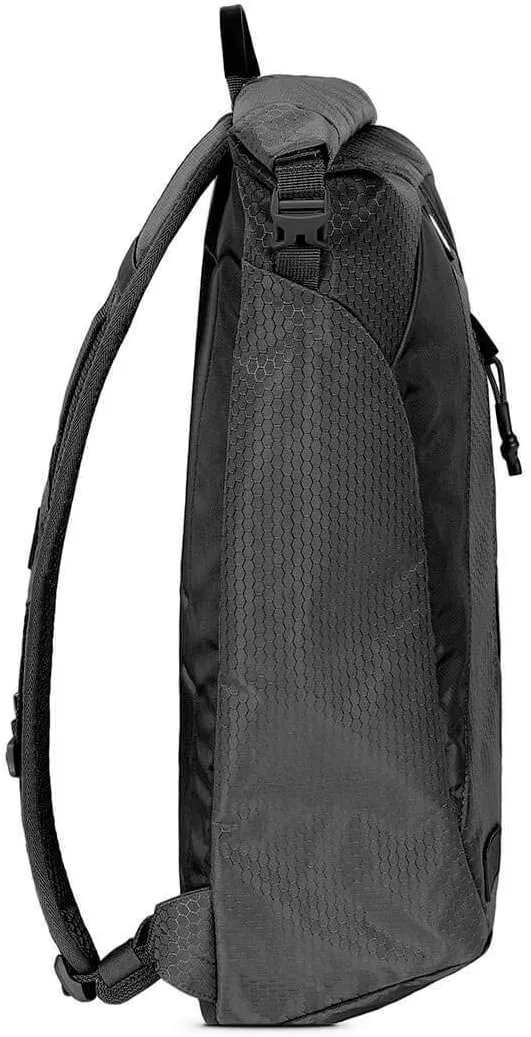 Mission Critical | S.01 Rolltop Backpack | Baby Gear for Dads | Lightweight Travel Backpack | Black