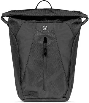 Mission Critical | S.01 Rolltop Backpack | Baby Gear for Dads | Lightweight Travel Backpack | Black