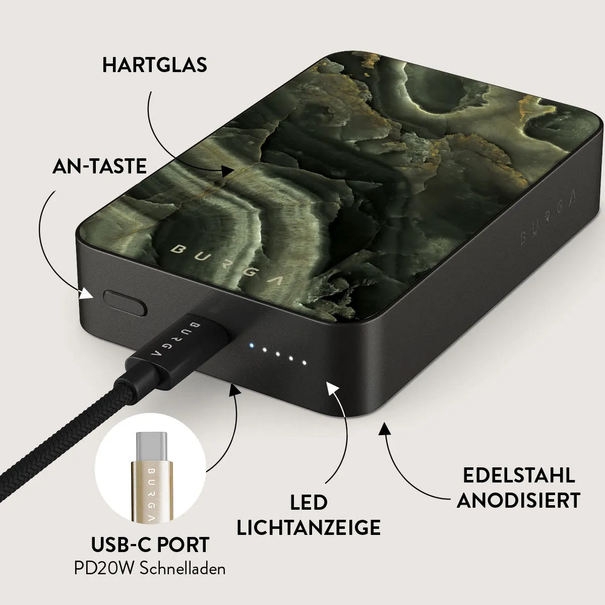 Misty Forest - Magnetic Powerbank