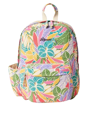 Mixed Canvas 18L Backpack in Dark Chocolate