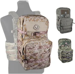 Modular Assault Pack w 3L Hydration Travelling Multi-purpose Molle Backpack Shoulder Bag (AOR1)