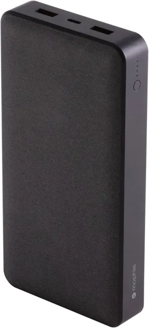 Mophie Powerstation XXL Power Bank - 20,000 mAh Large Internal Battery, (2) USB-A Ports and (1) 18W USB-C PD Fast Charging Input/Output Port, Travel-Friendly