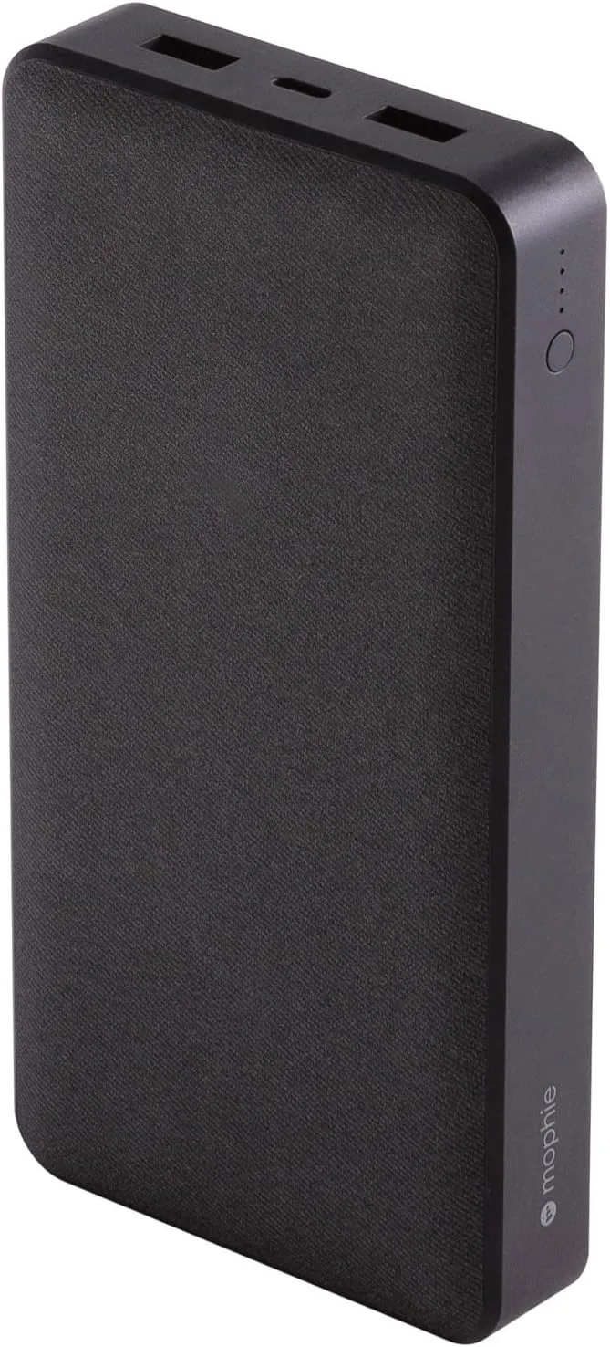 Mophie Powerstation XXL Power Bank - 20,000 mAh Large Internal Battery, (2) USB-A Ports and (1) 18W USB-C PD Fast Charging Input/Output Port, Travel-Friendly