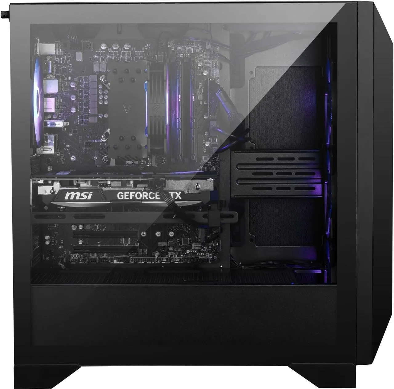 MSI Aegis Z2 Gaming Desktop AMD Octa-core Ryzen 7 7700 64GB RAM 1TB SSD GeForce RTX 5070 (DLSS 4) 750W 80  Gold PSU ARGB Fan Air Cooling Win11 w/ICP Hub