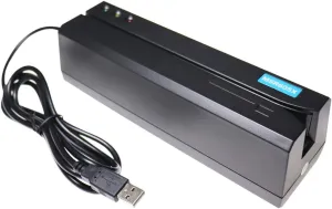 MSR605X USB Card Reader Writer Mag Swipe 3-Track Compatible w/ MSR206 MSR605 MSR606