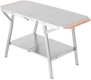 Multifunctional Folding Table Outdoor Camping Portable Wear-Resistant Picnic Table Sturdy and Sturdy Beach Table for Outdoor Camping Picnic Barbecue