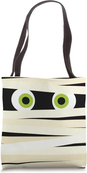 Mummy Halloween Costume Trick or Treat Tote Bag