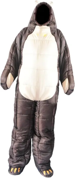 Mummy Sleeping Bag Humanoid Sleep Bag Windproof Lightweight Winter Bear Shaped Outdoor Camping Sleeping Bag for Hiking Travel