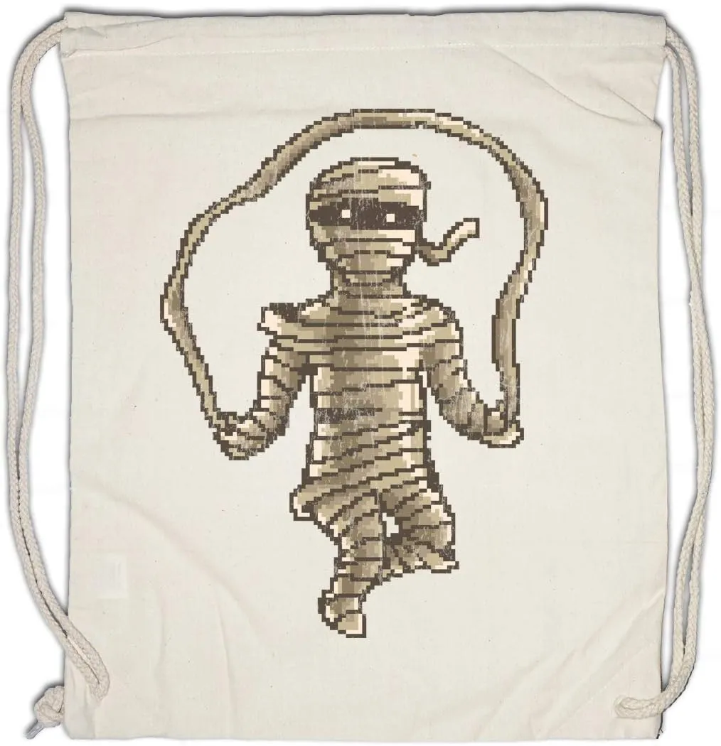 Mummy Workout Drawstring Bag Gym Sack