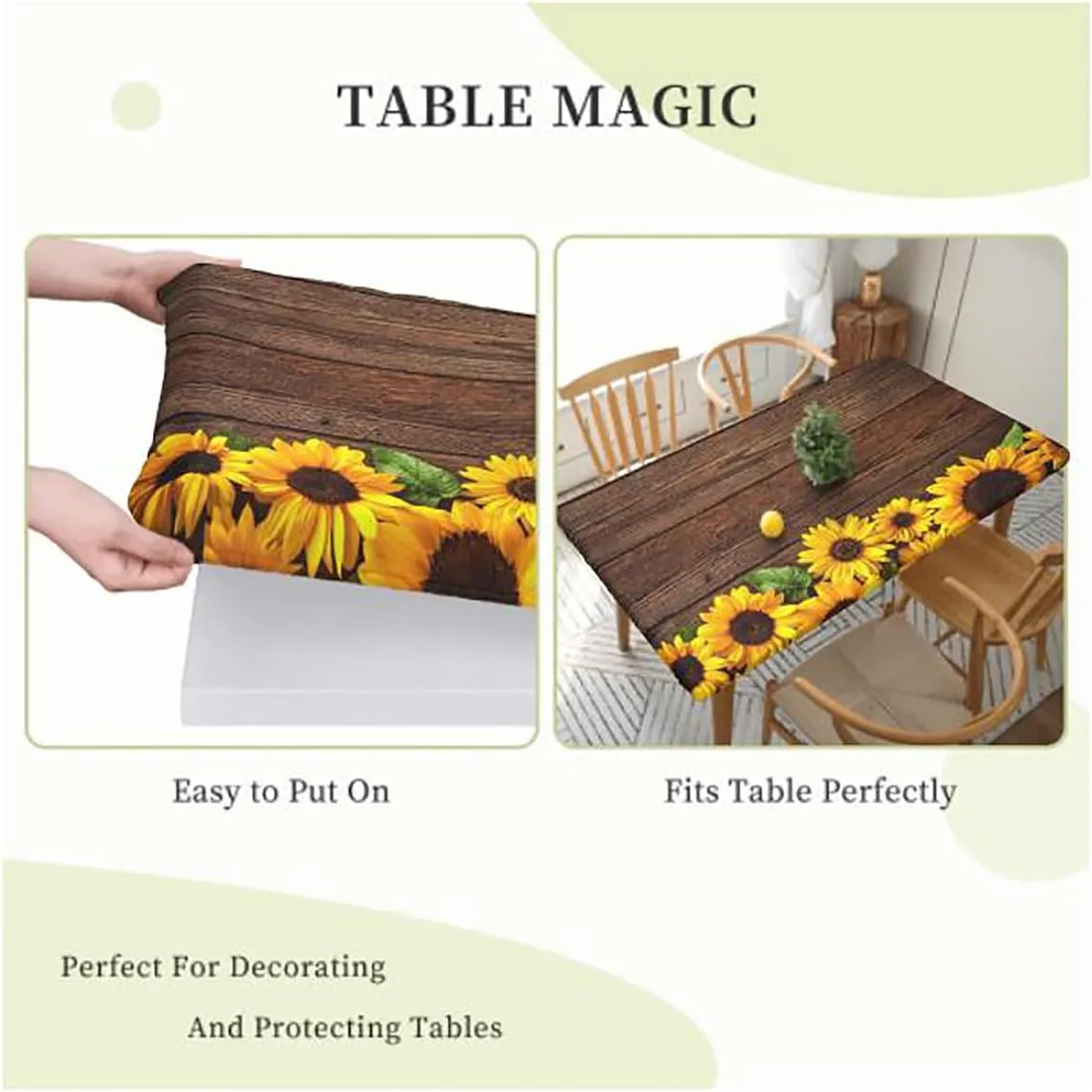 Muticolor Tablecloth for Folding Table Checked Design Elastic Edge Fitted Tablecloth for Rectangle Table Abstract Fits up 5 Foot Tables