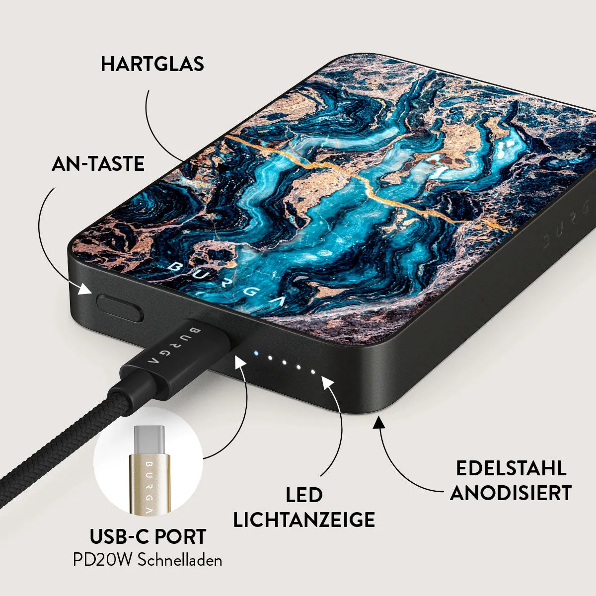 Mystic River - Magnetic Powerbank