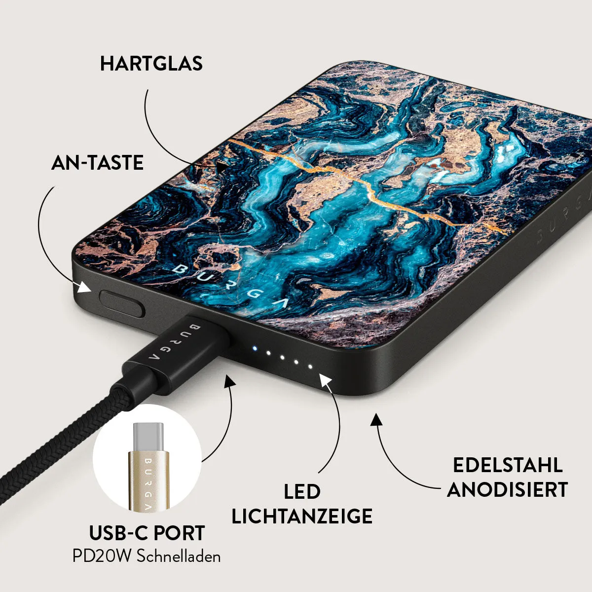 Mystic River - Magnetic Powerbank