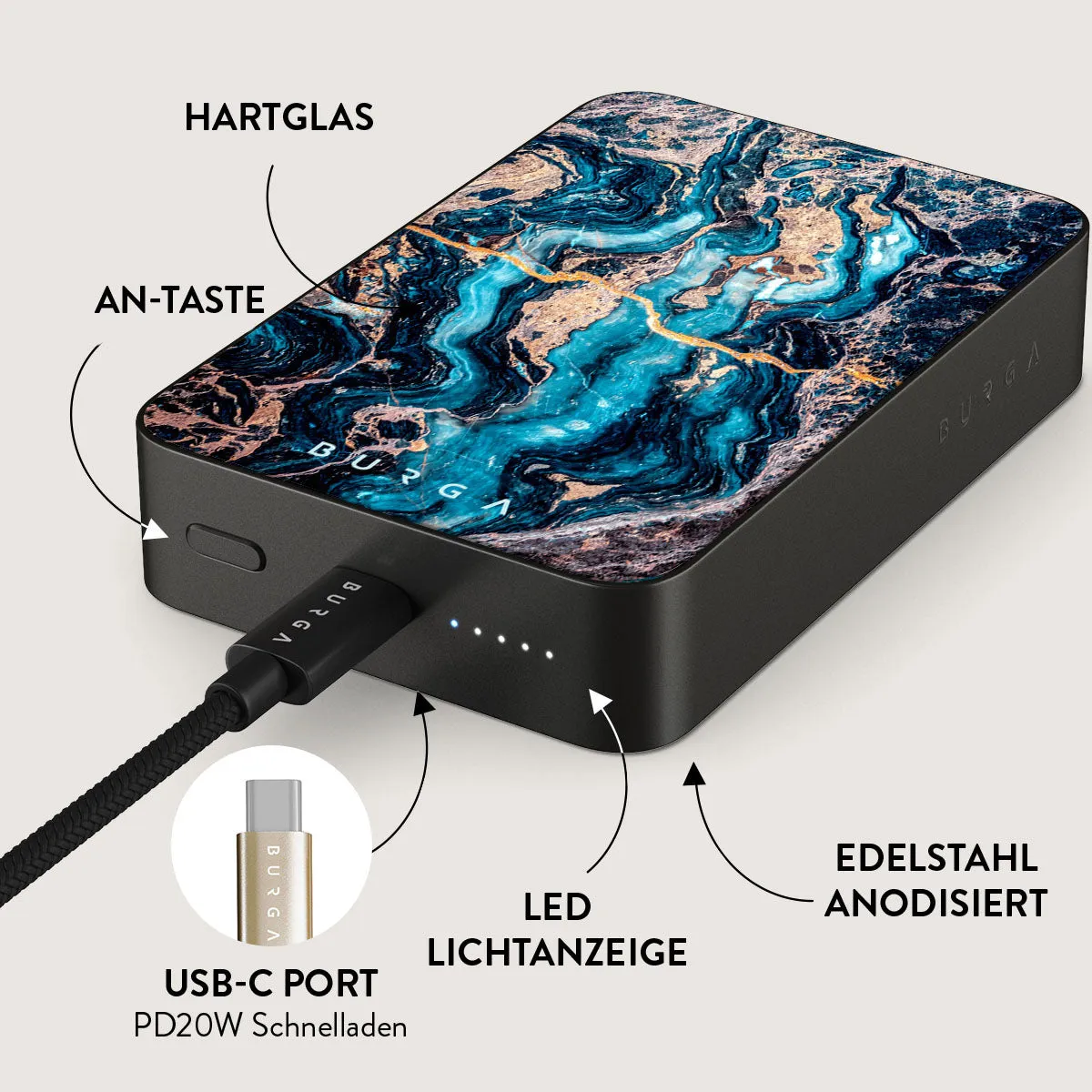 Mystic River - Magnetic Powerbank