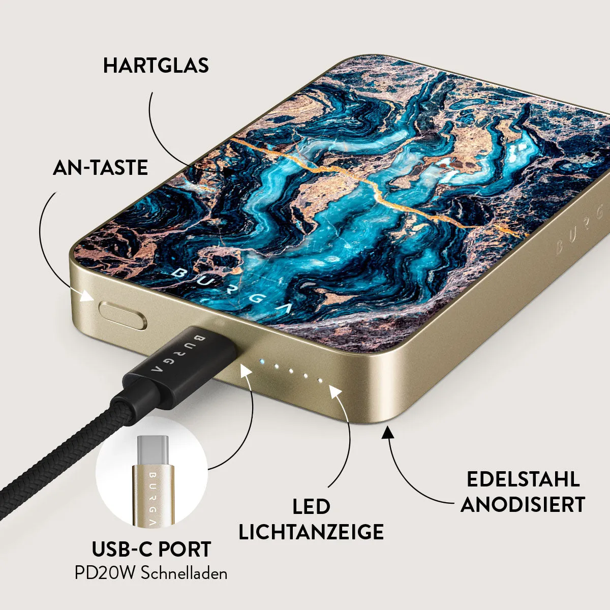 Mystic River - Magnetic Powerbank