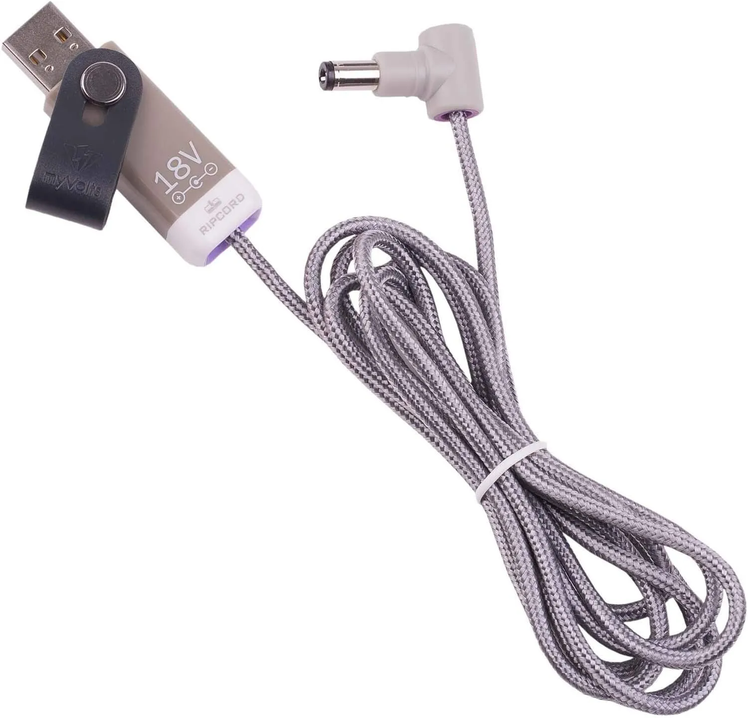 myVolts Ripcord USB to 18V DC Power Cable Compatible with Fulltone Secret Freq Effects Pedal