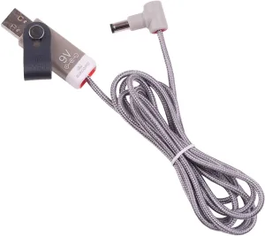 myVolts Ripcord USB to 9V DC Power Cable Compatible with Danelectro DW-2 Effects Pedal