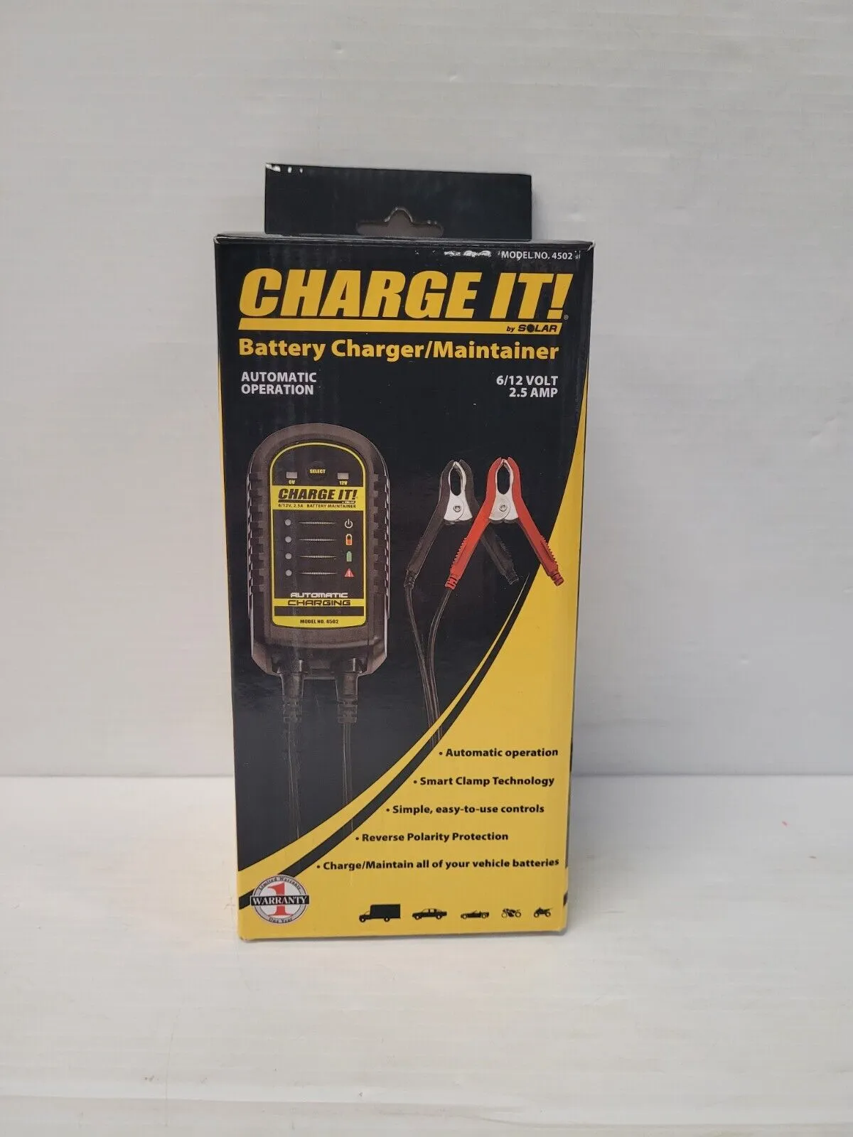 (N80393-1) Charge It by Solar 4502 Battery Charger/maintainer