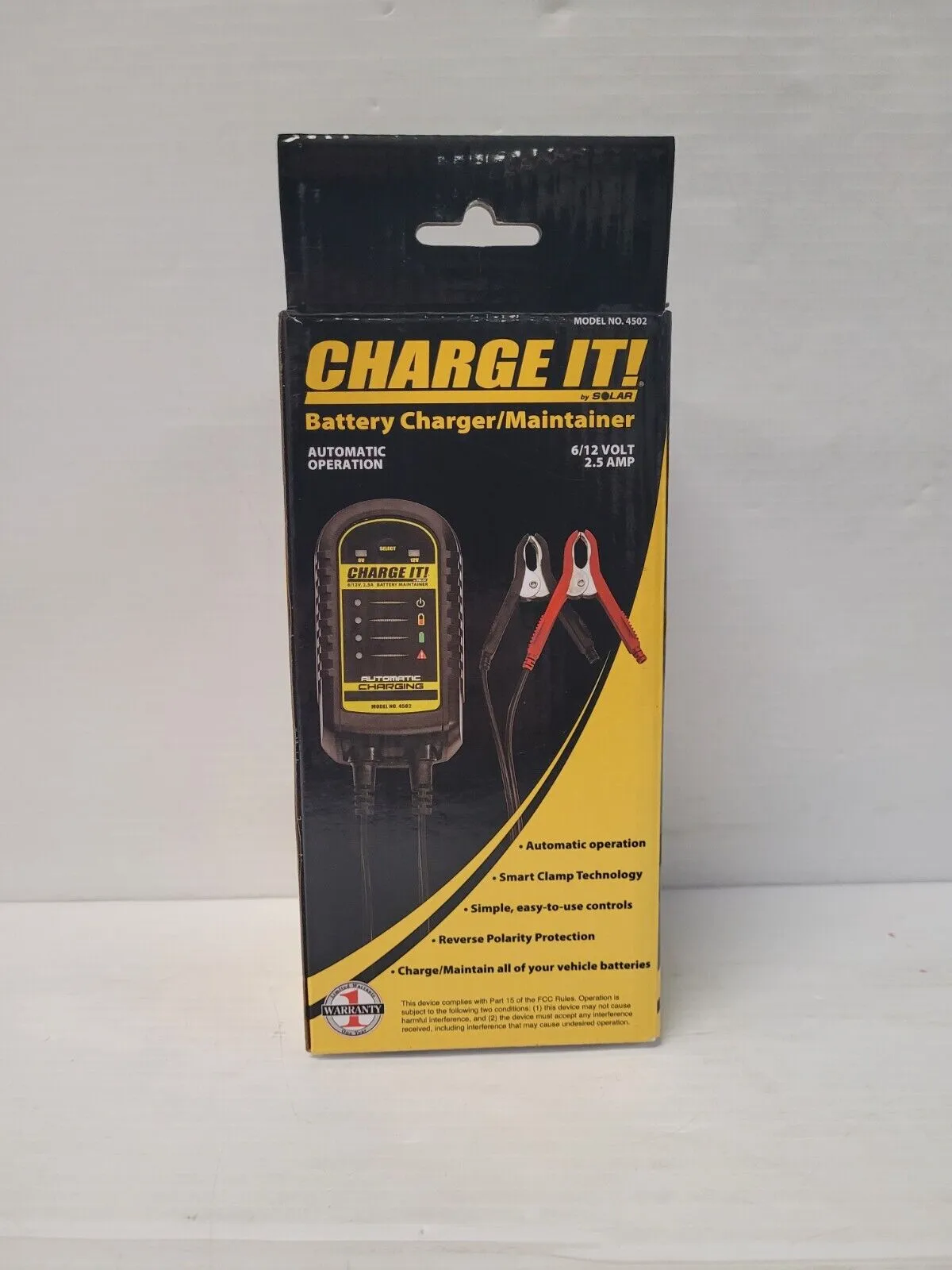 (N80393-1) Charge It by Solar 4502 Battery Charger/maintainer