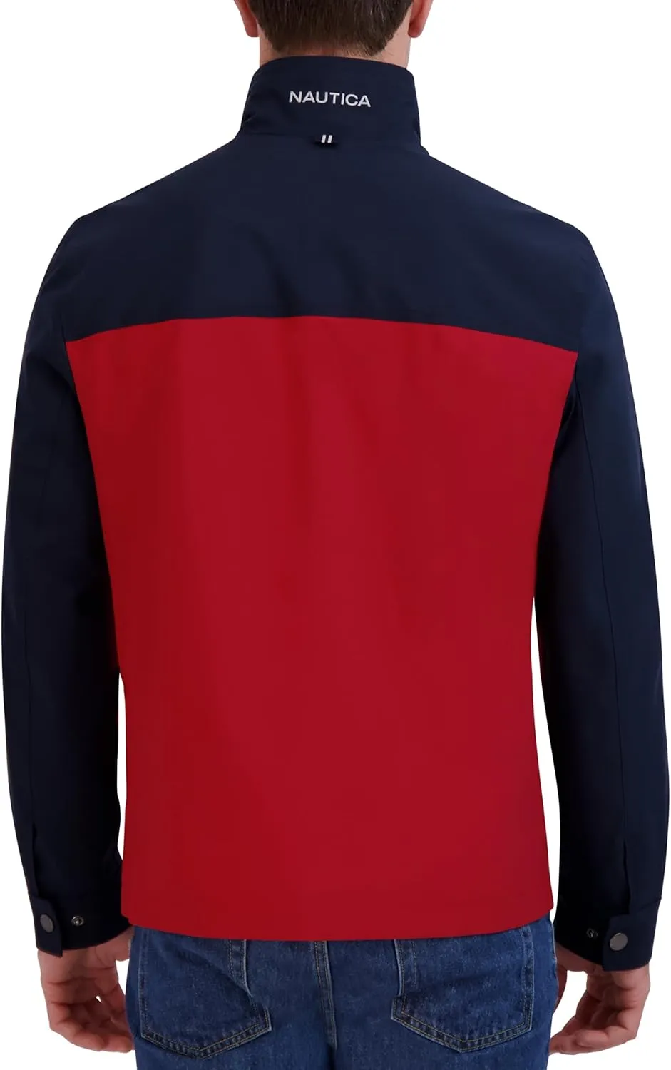 Nautica Men's Lightweight Windbreaker Jacket-Water-Resistant, Ideal for Golf, Hiking, Boating Adventures & Casual Wear