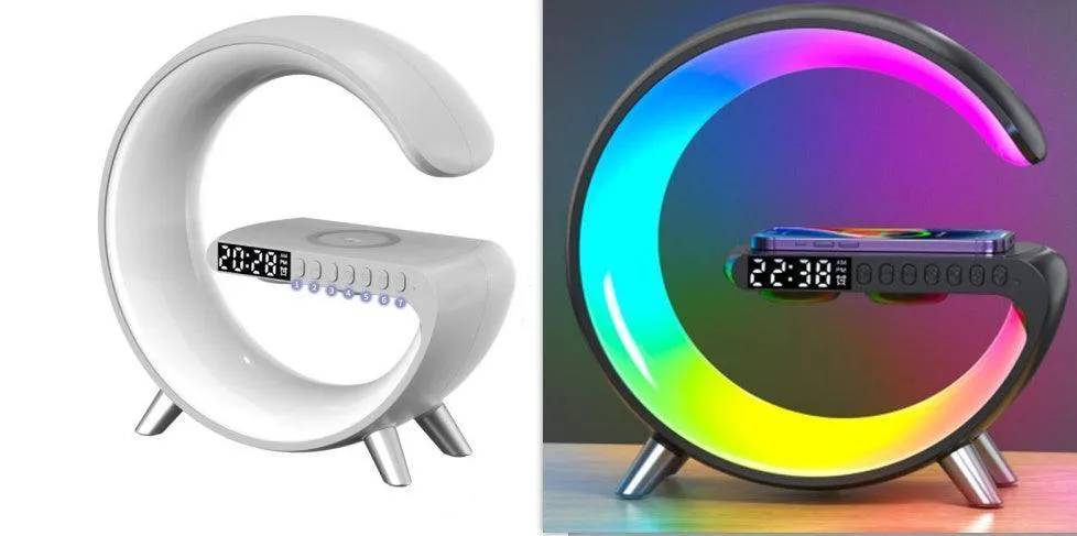 New AI -G Shaped LED Lamp Bluetooth Speaker