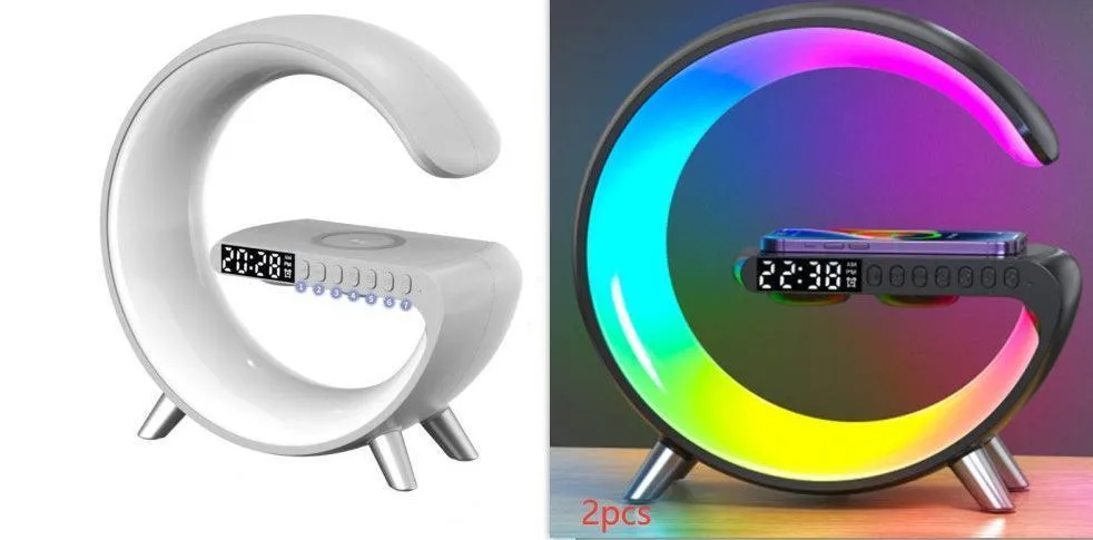 New AI -G Shaped LED Lamp Bluetooth Speaker