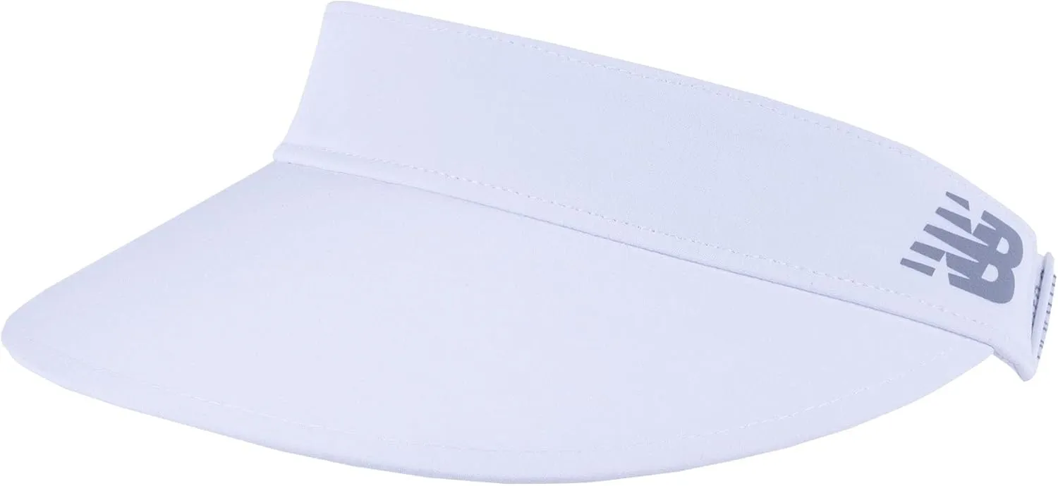 New Balance Women's Lightweight Visor, White, One Size