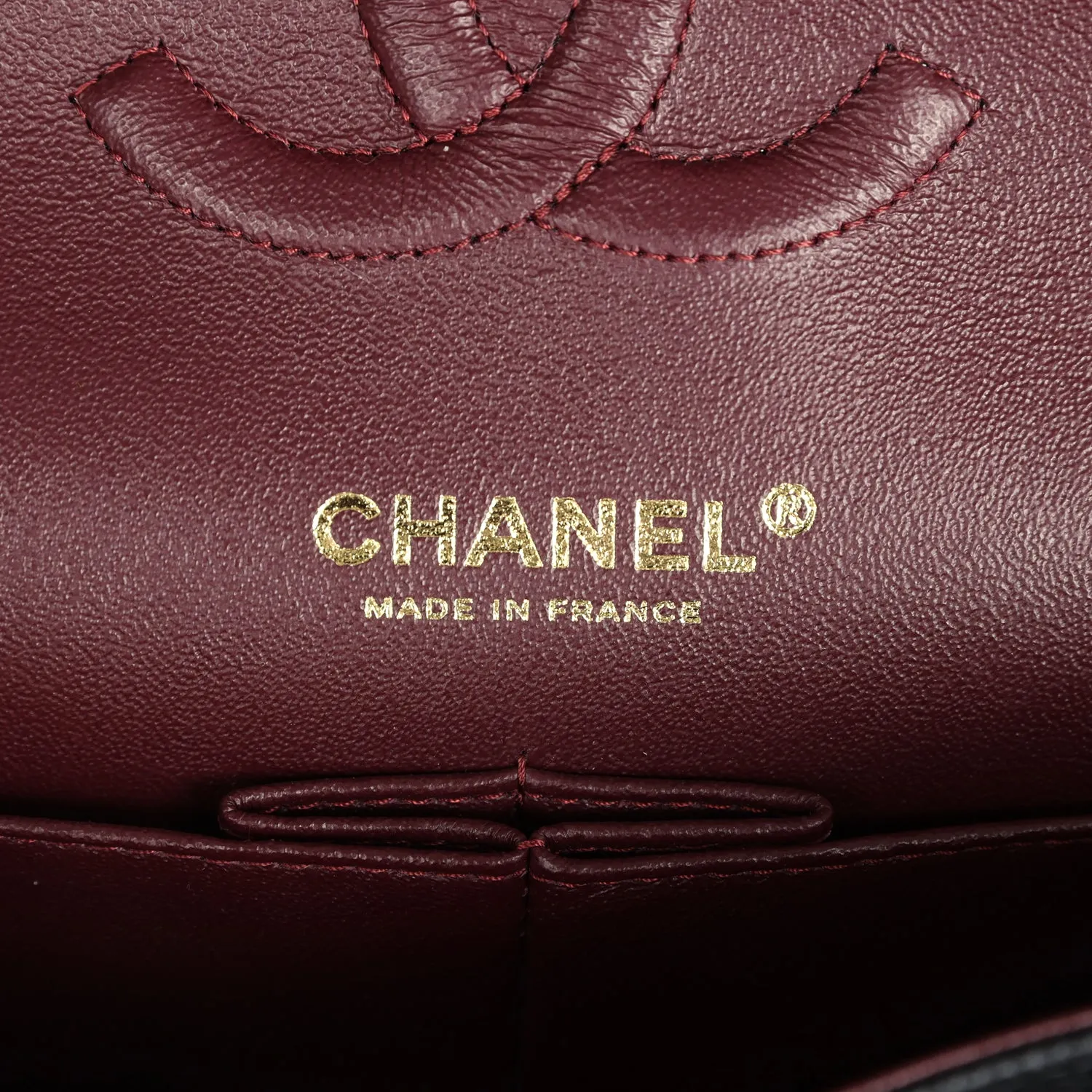 New Chanel Medium Classic Double Flap Black Caviar Gold Hardware