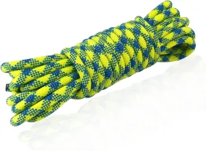 NewDoar 10.5mm(3/8in) Dynamic Rope,24KN(5399 lb) Robust Nylon Kernmantle Rope,3 Sizes Multipurpose Rope for Outdoor Mountaineering Rock Climbing Rescue(33ft/10M)