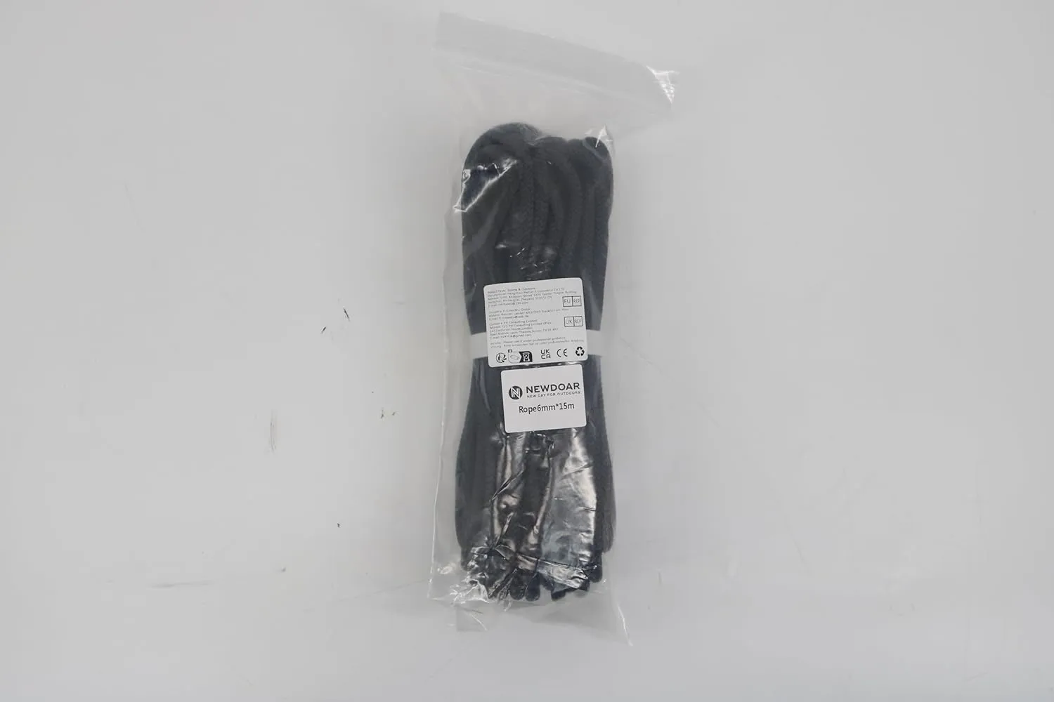 NewDoar Static Climbing Rope 6mm Accessory Cord Rope,for Arborist Tree, Mountaineering, Sailboat Rope,Dock Lines,Hauling Dragginge