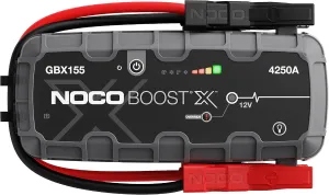 NOCO Boost X GBX155: 4250A UltraSafe Jump Starter – 12V Lithium Battery Booster Pack, Portable Jump Box, Power Bank & Jumper Cables - for 6.5L Gas and 4.0L Diesel Engines