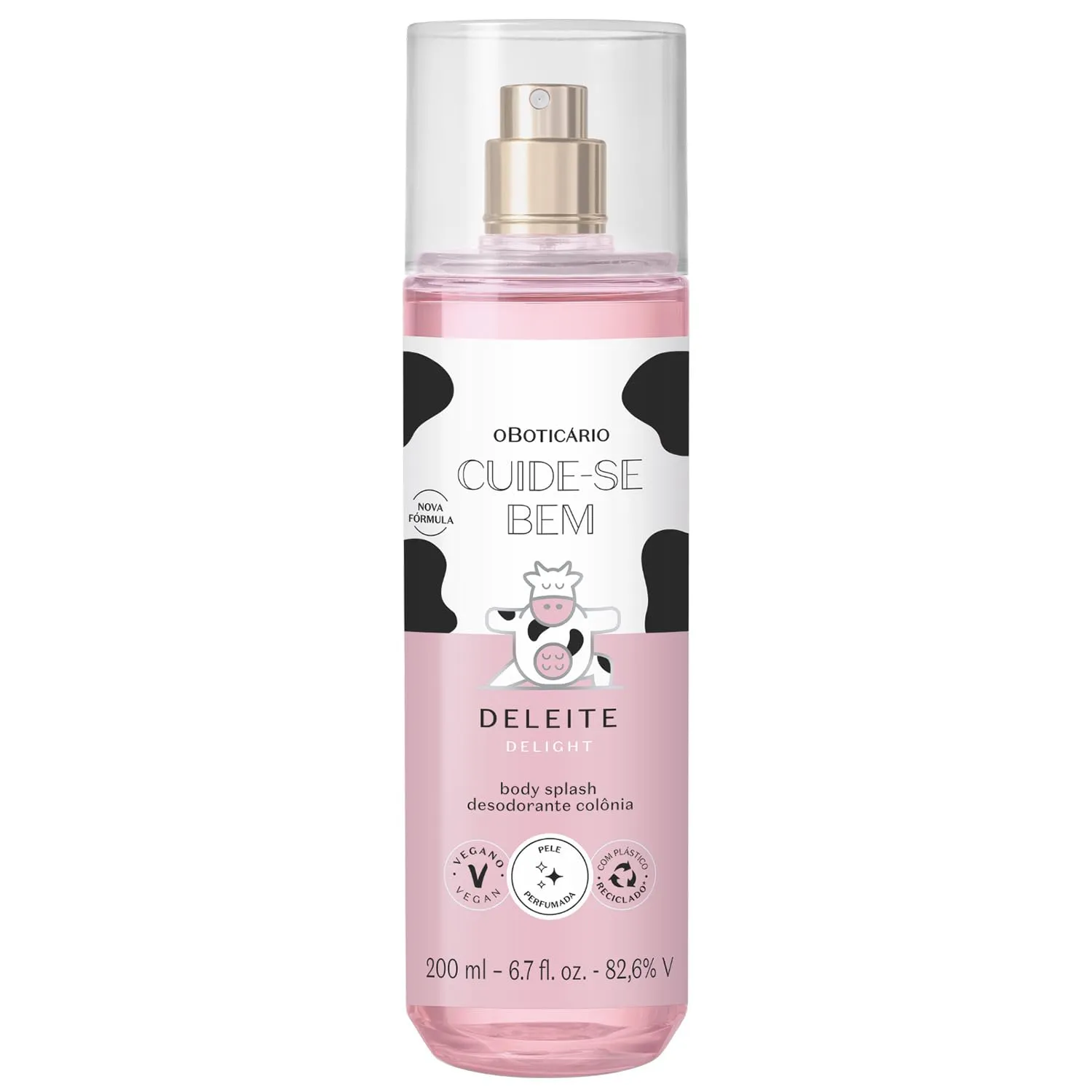 O Boticário Cuide-se Bem Delight Body Splash, Sweet and Refreshing Fragrance Mist, 6.7 Ounce (200ml)