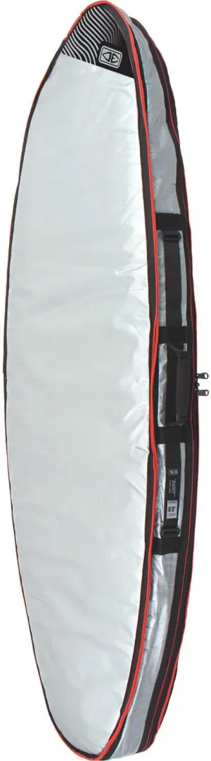 Ocean & Earth Barry Basic Silver Double Shortboard Board Bag - 1-3 Boards - 22" x 6'8"