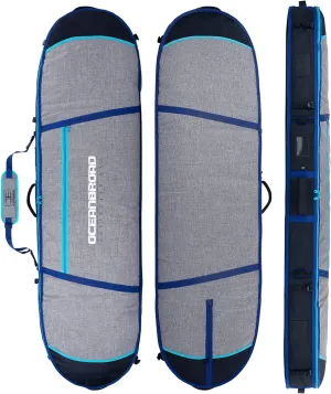 OCEANBROAD Surfboard Longboard Travel Bag Double for 2 Boards 6'0, 6'6, 7'0, 7'6, 8'0, 8'6, 9'0, 9'6, 10'0