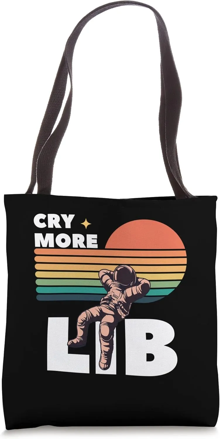 Official Cry More Lib Tote Bag