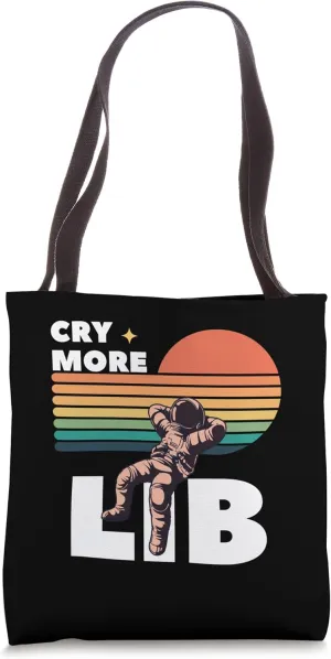 Official Cry More Lib Tote Bag