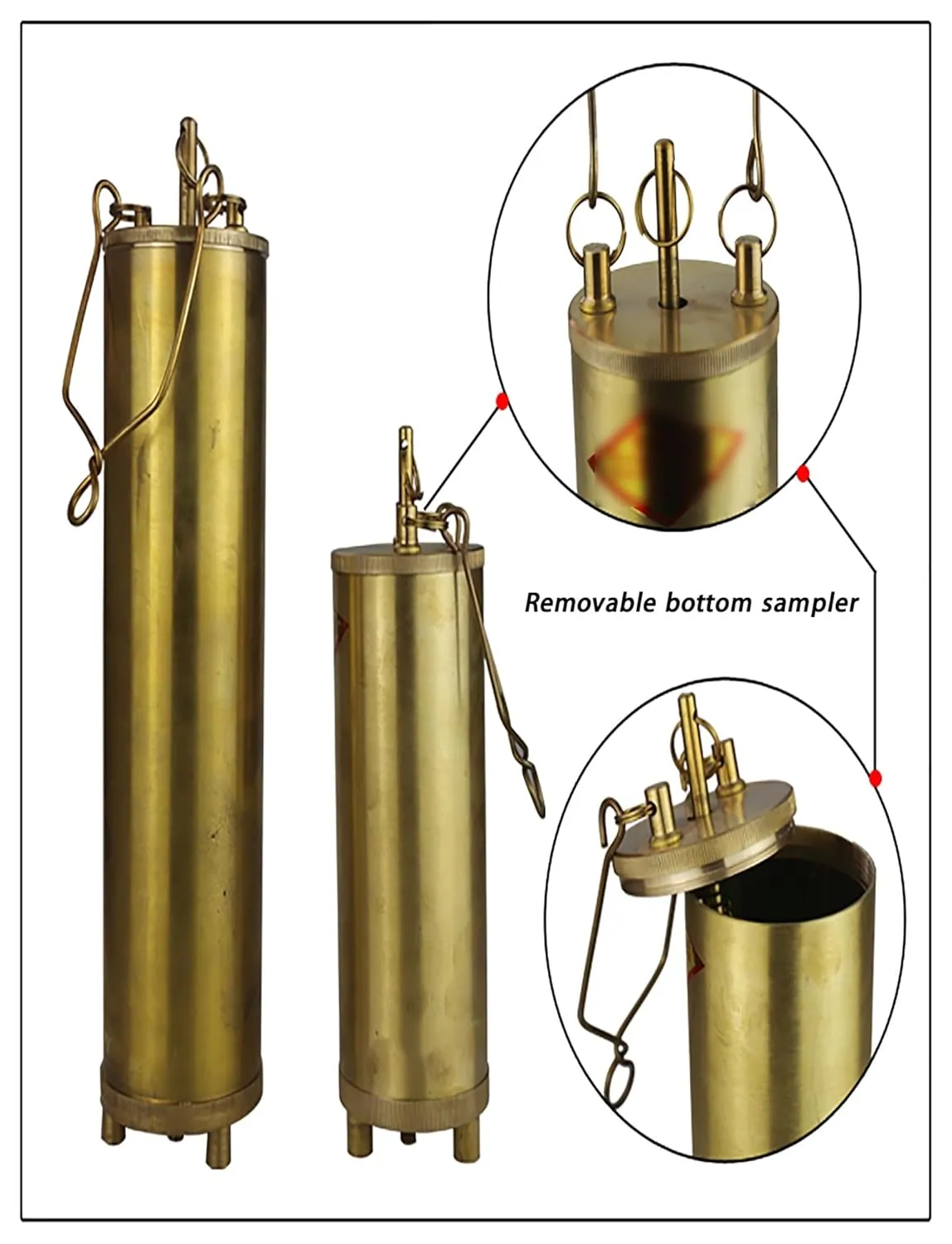 Oil Sampler Petroleum Sampler Liquid Bottle Sampling Can Zone Samplers for Oil Liquid(Style 1,1000ml)