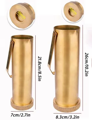 Oil Sampler Petroleum Sampler Liquid Bottle Sampling Can Zone Samplers for Oil Liquid(Style 1,1000ml)