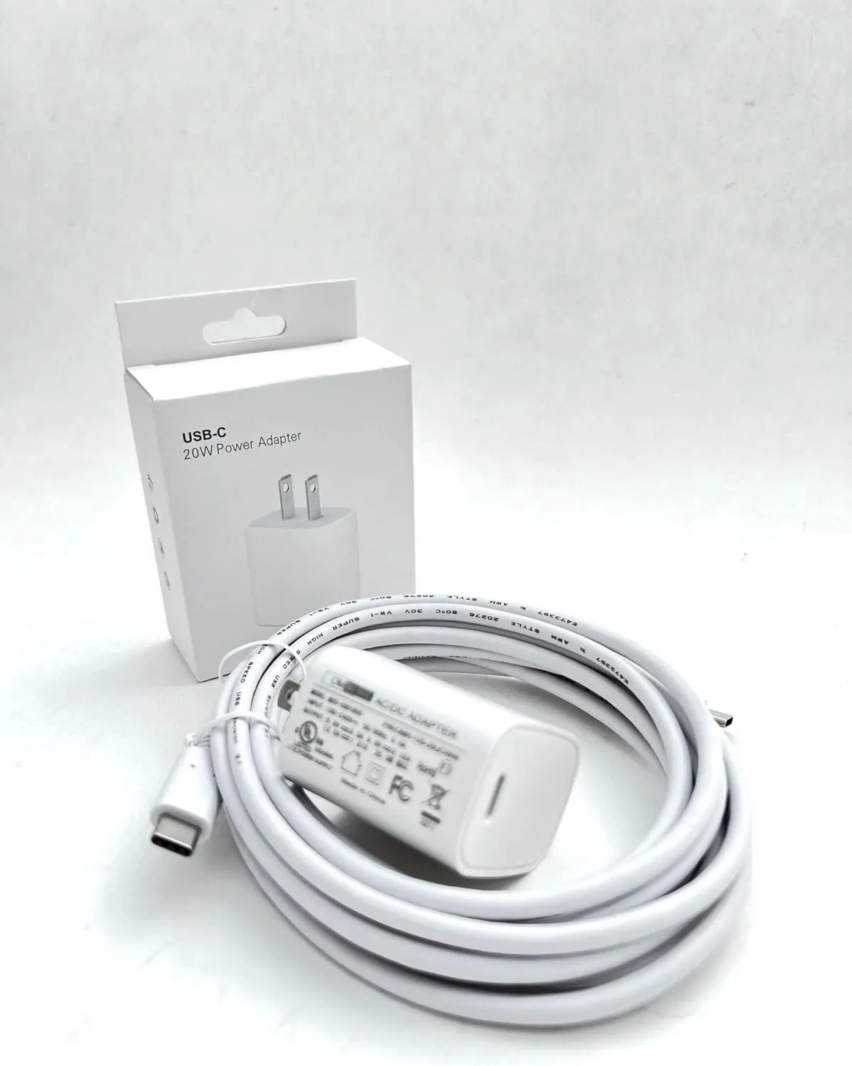 OMNIHIL Wall Charger 5FT-USB-C-to-C Cable Compatible with TrustFire GM23 Compact LED Flashlight