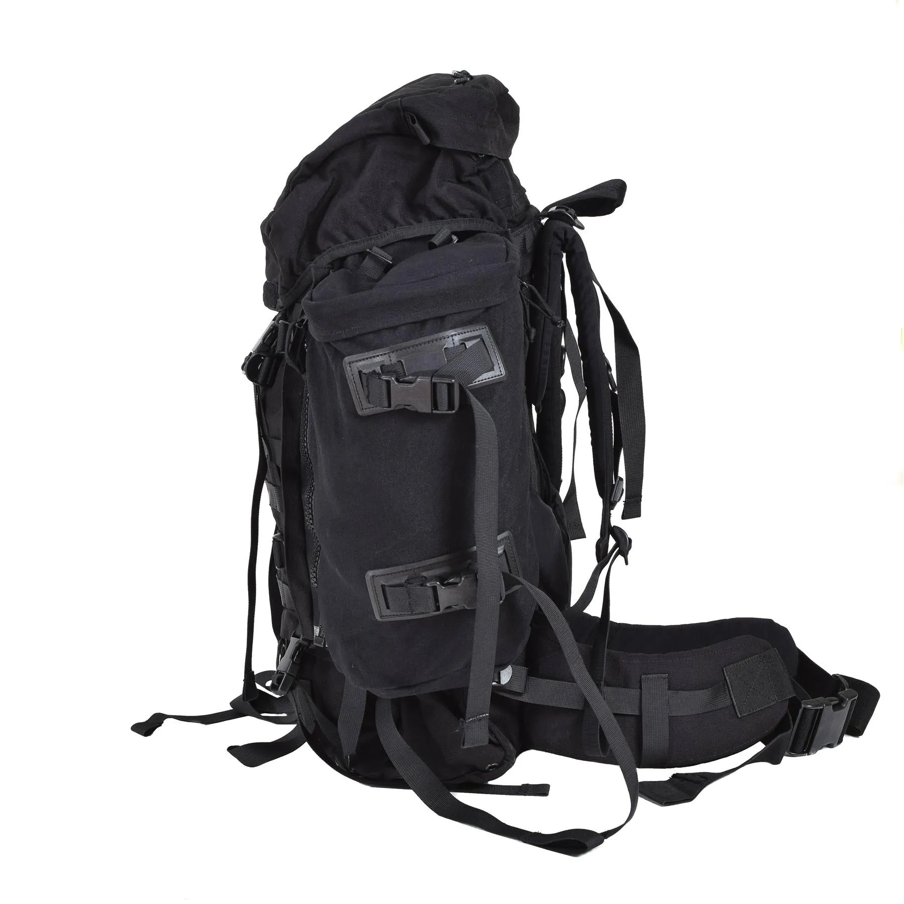 Original Dutch military large backpack camping hiking daypack 40 20 liters black