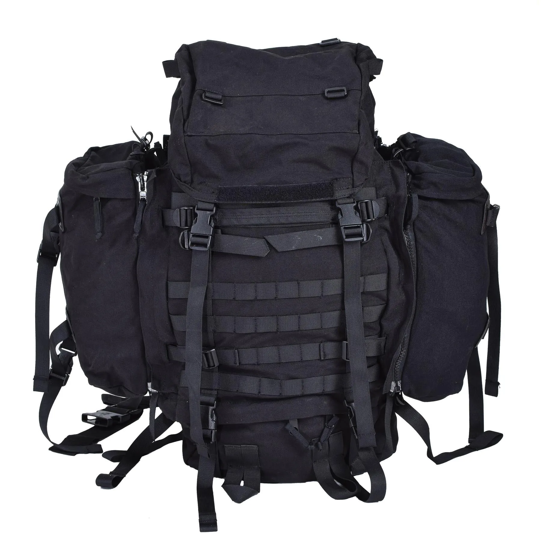 Original Dutch military large backpack camping hiking daypack 40 20 liters black
