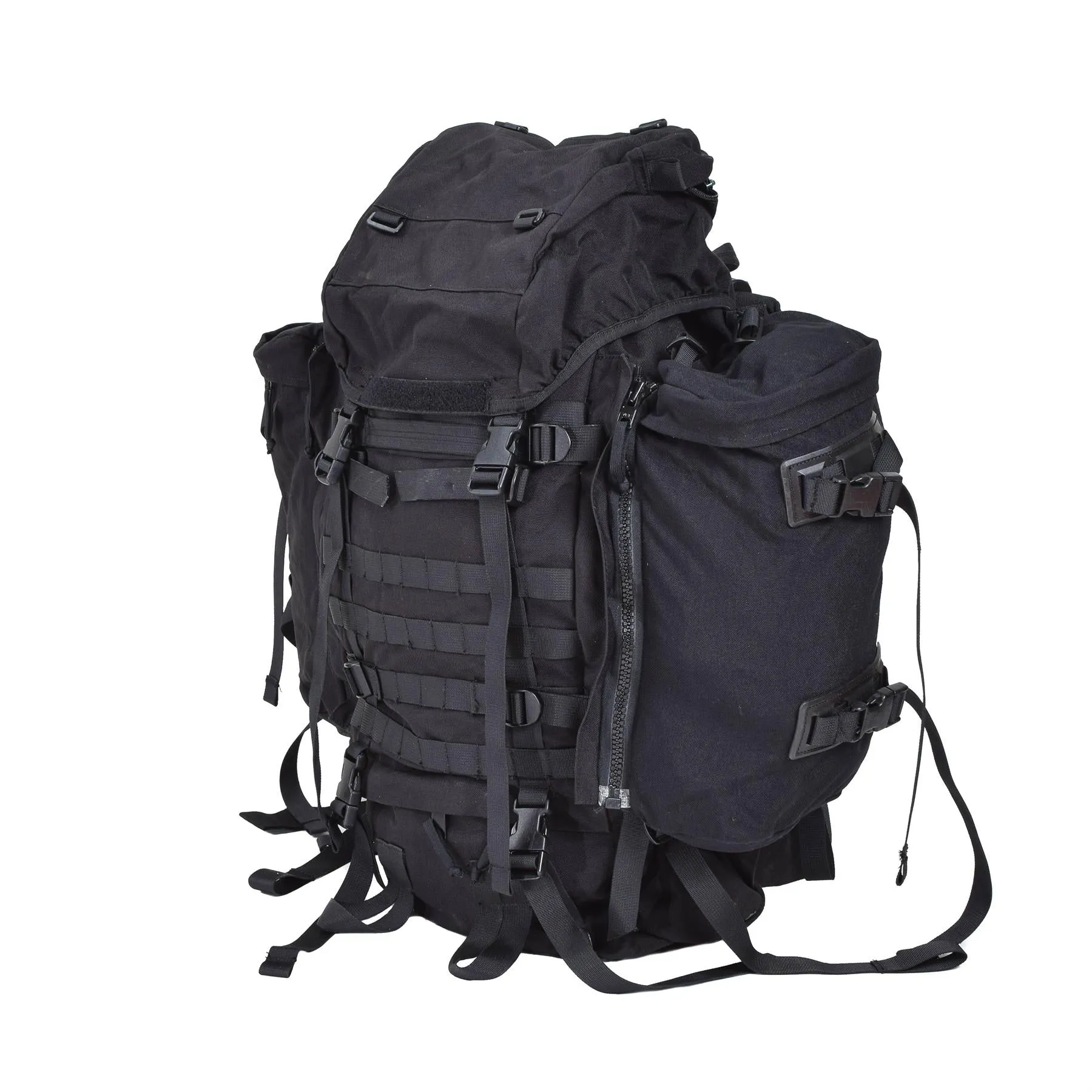 Original Dutch military large backpack camping hiking daypack 40 20 liters black
