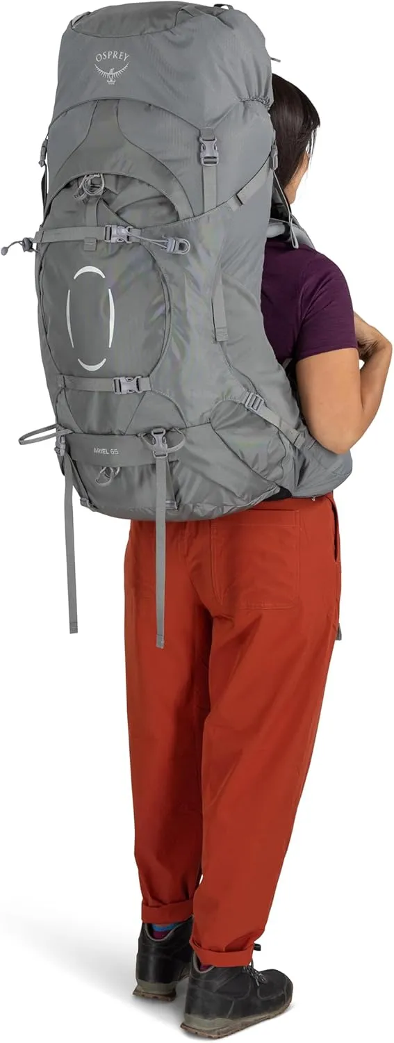 Osprey Ariel 65L Women's Backpacking Backpack, Koseret Green, WXS/S