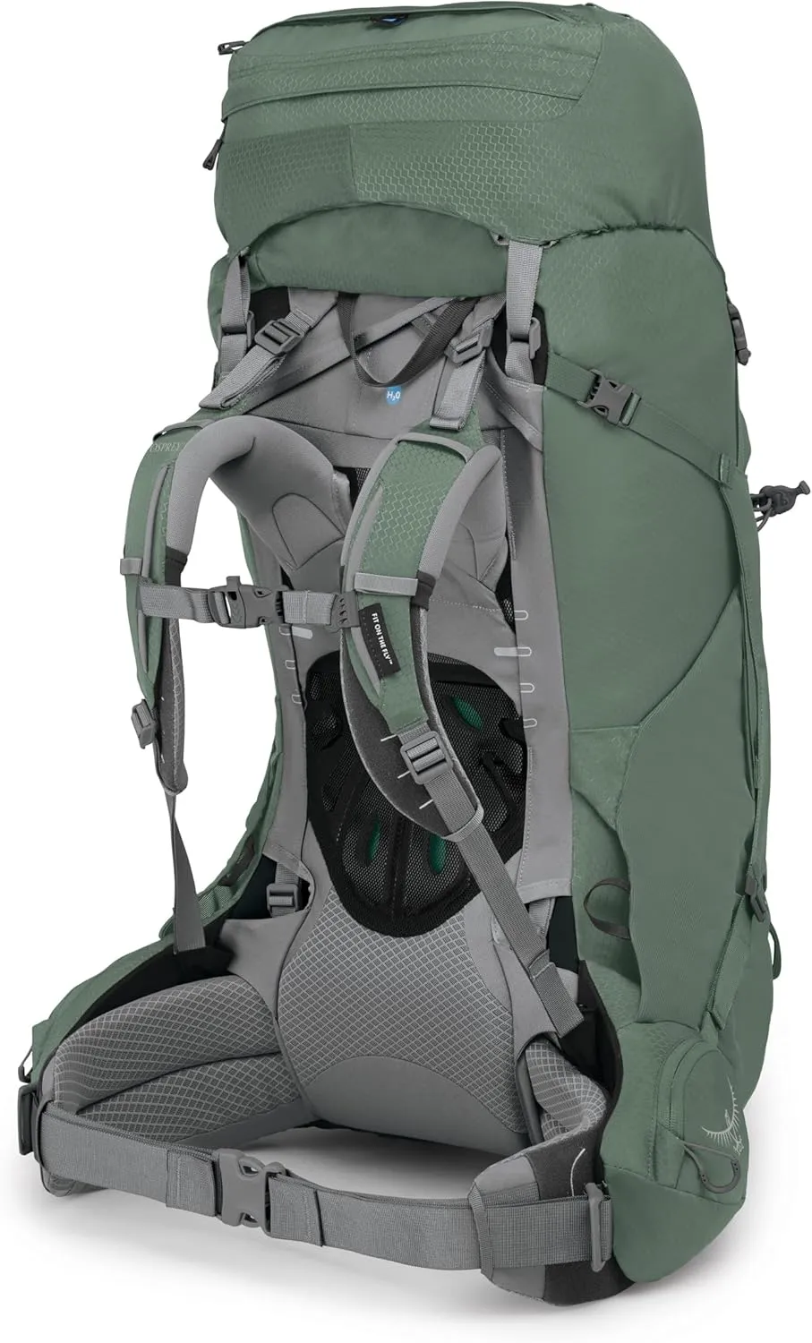 Osprey Ariel 65L Women's Backpacking Backpack, Koseret Green, WXS/S