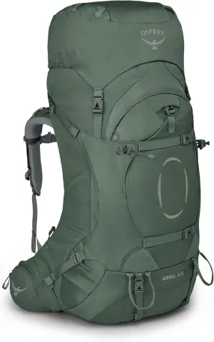 Osprey Ariel 65L Women's Backpacking Backpack, Koseret Green, WXS/S