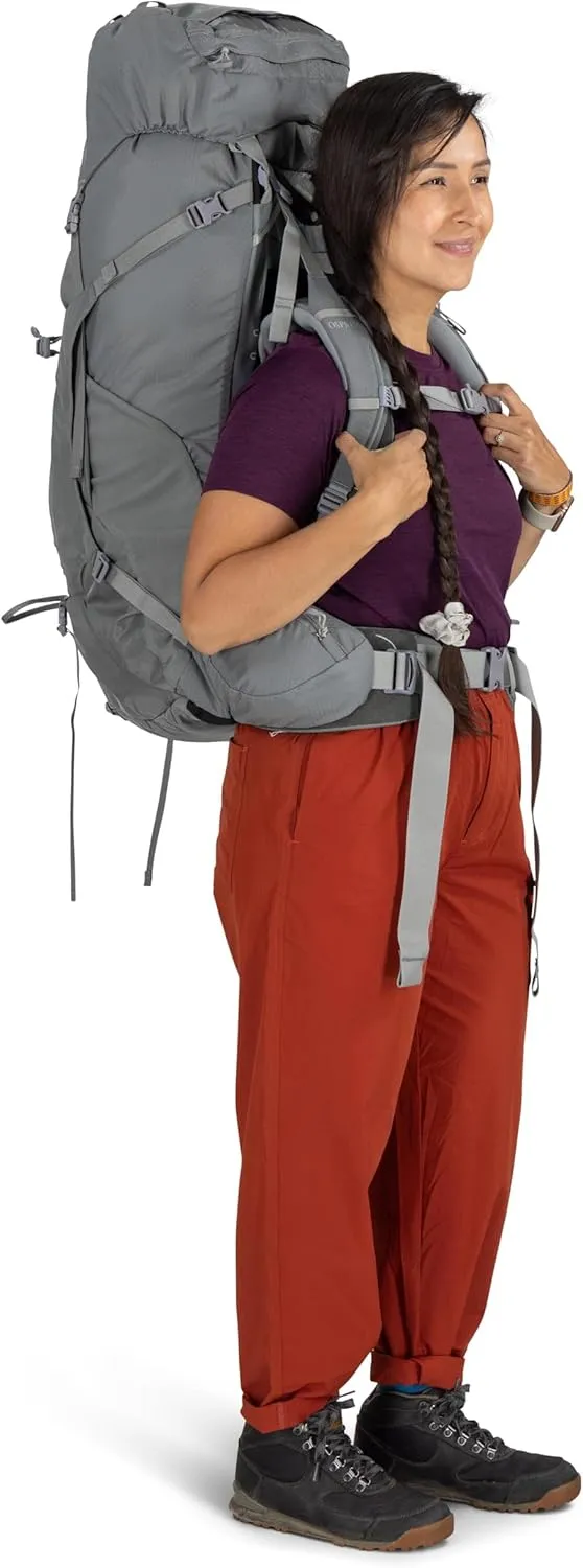 Osprey Ariel 65L Women's Backpacking Backpack, Koseret Green, WXS/S