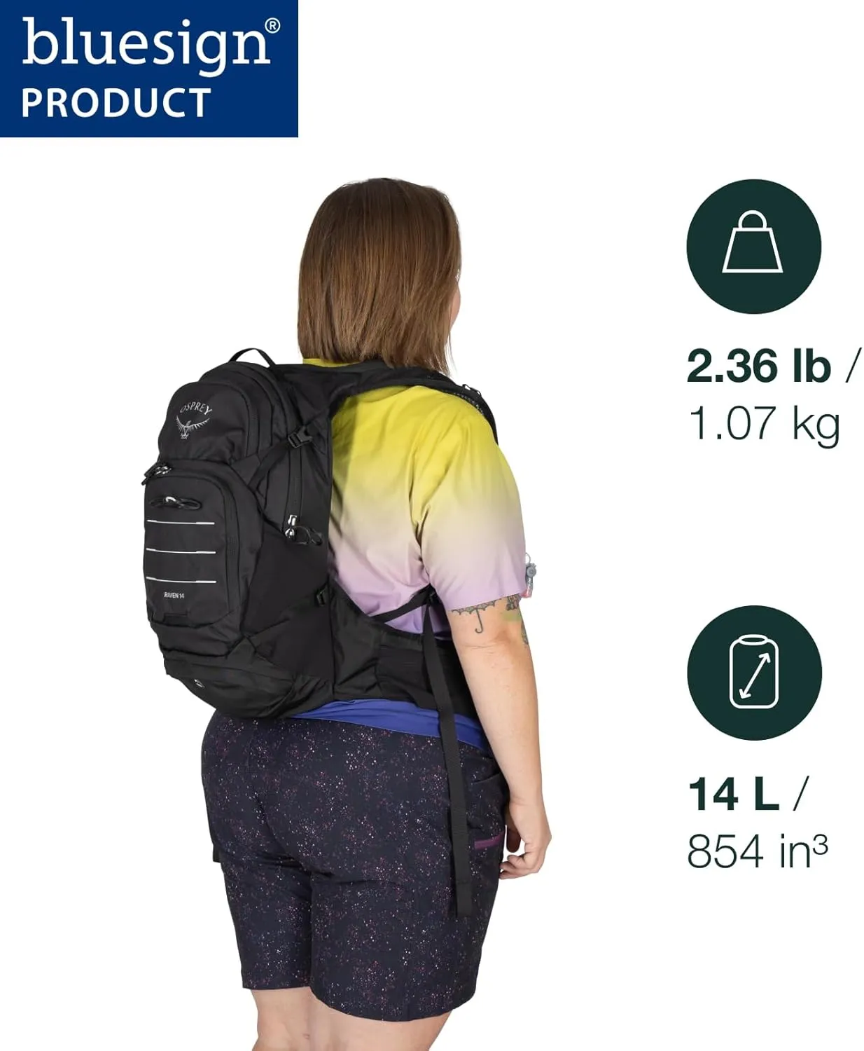 Osprey Raven 14L Women's Mountain Biking Backpack with Hydraulics Reservoir