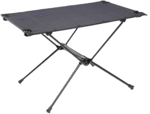 Outdoor Camping Table Portable Camping Table Folding Side Table Aluminum for Outdoor Travel Hiking Camping Furniture(Black)