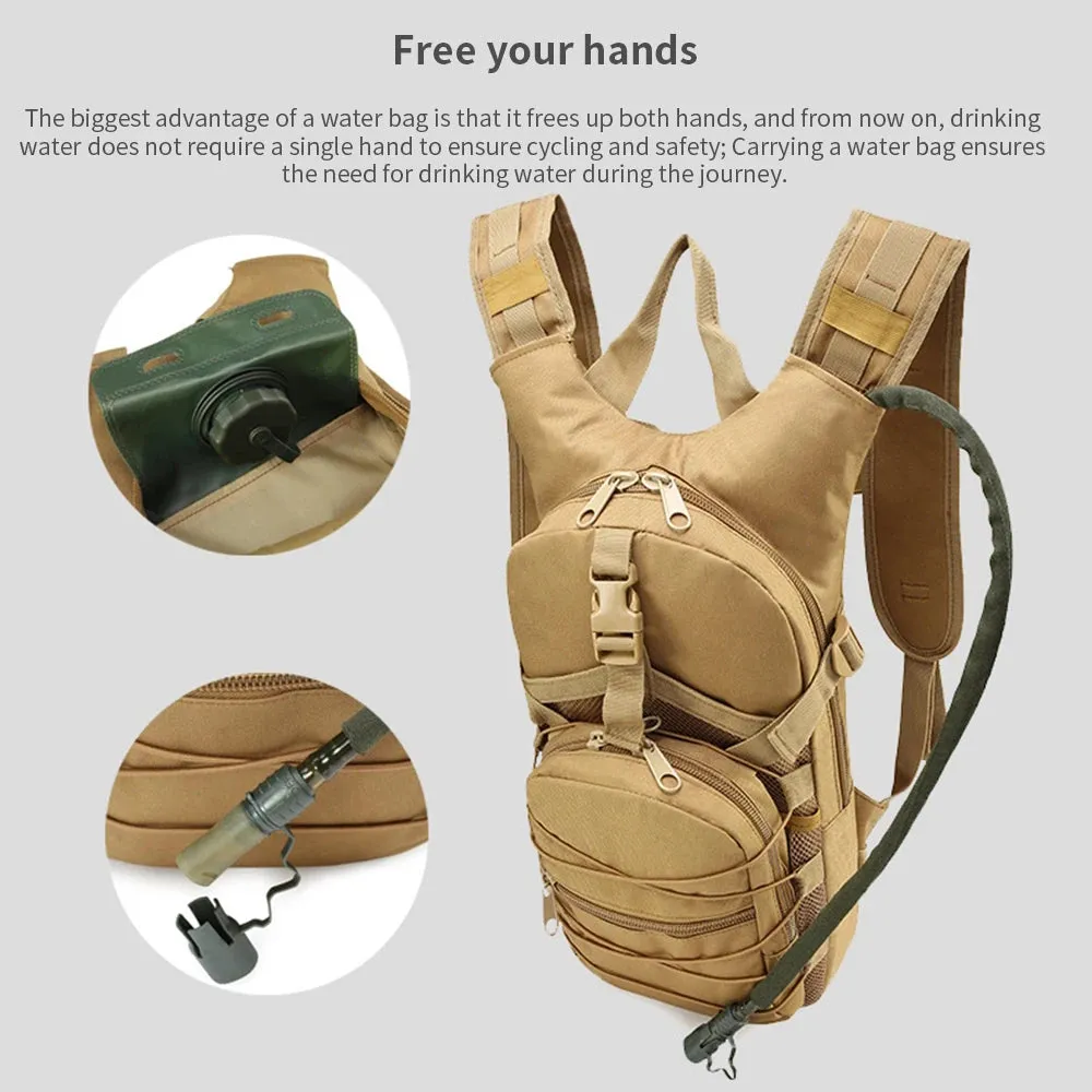 Outdoor Cycling Hydration Backpack: Tactical Storage Solution