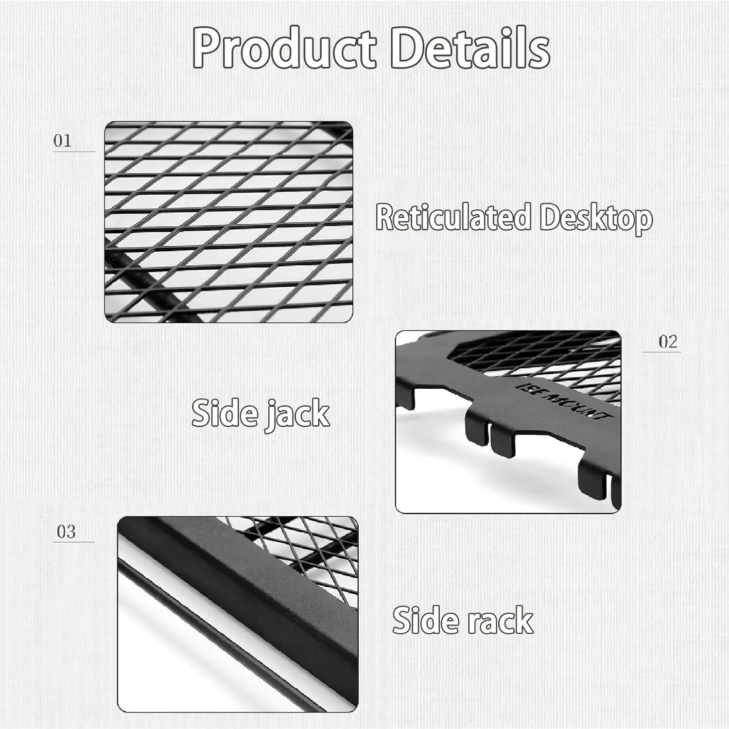 Outdoor Folding Stool, Multifunctional Folding Table Grid Table Stool Side Hanging Table Portable Iron Storage Rack for Camping Fishing BBQ(Army Green,Stool)