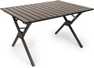 Outdoor Portable Picnic Table Aluminum Folding Camping Table Roll-Up Table with Carrying Bag